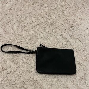 Steve Madden Black Wristlet